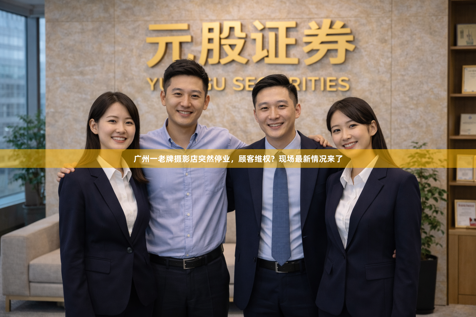 广州一老牌摄影店突然停业,顾客维权?现场最新情况来了