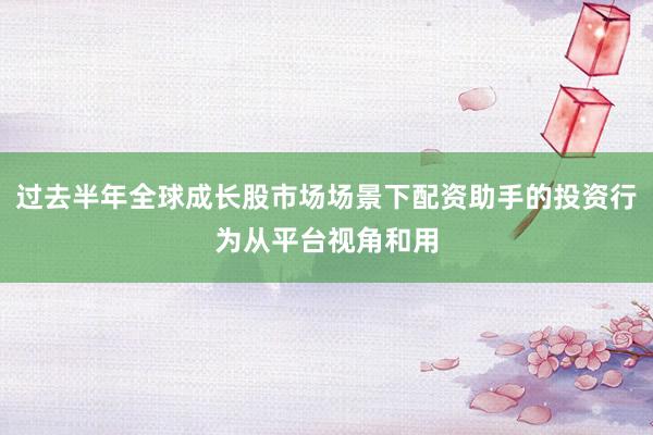 过去半年全球成长股市场场景下配资助手的投资行为从平台视角和用