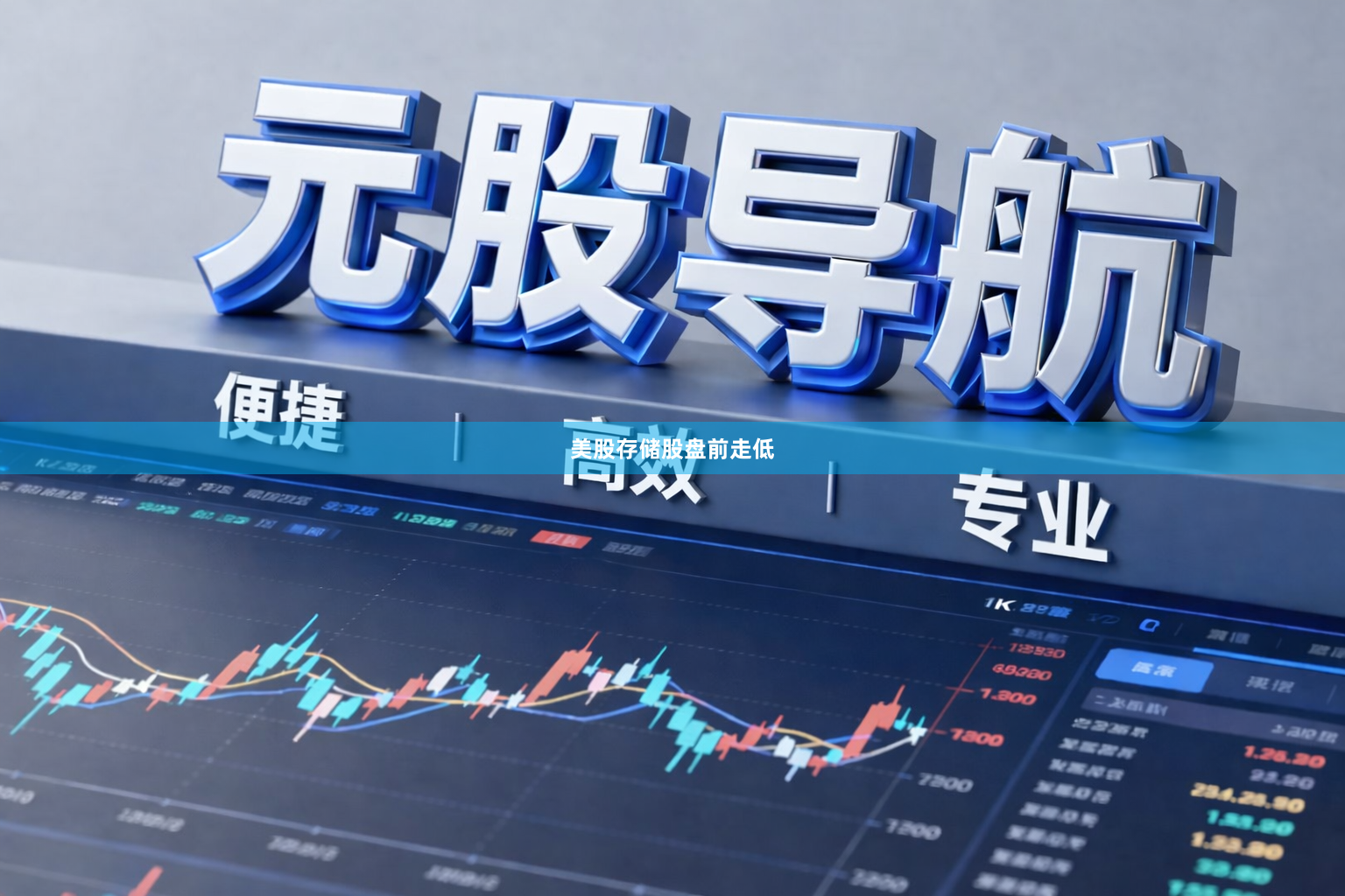 美股存储股盘前走低